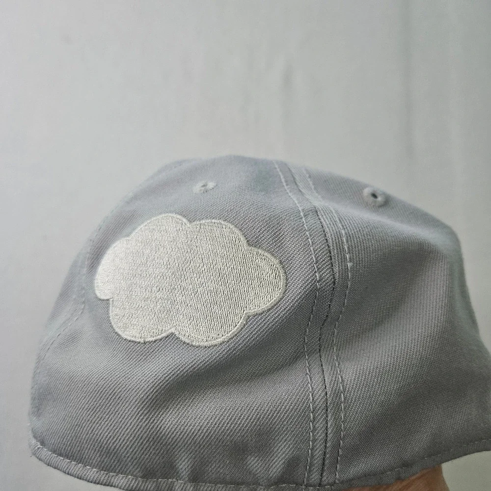 Rare New Era 59FIFTY Gray Cloud Aviator Character Hat 7 3/8 Japan? Ltd Release